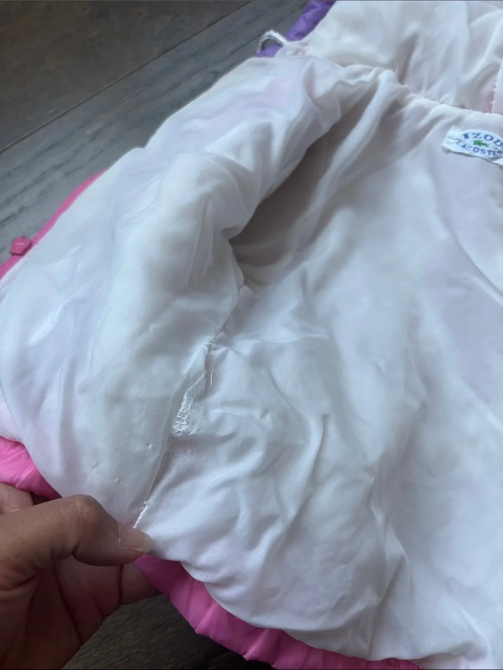 Lacoste Izod vintage Girls' Puffer Jacket